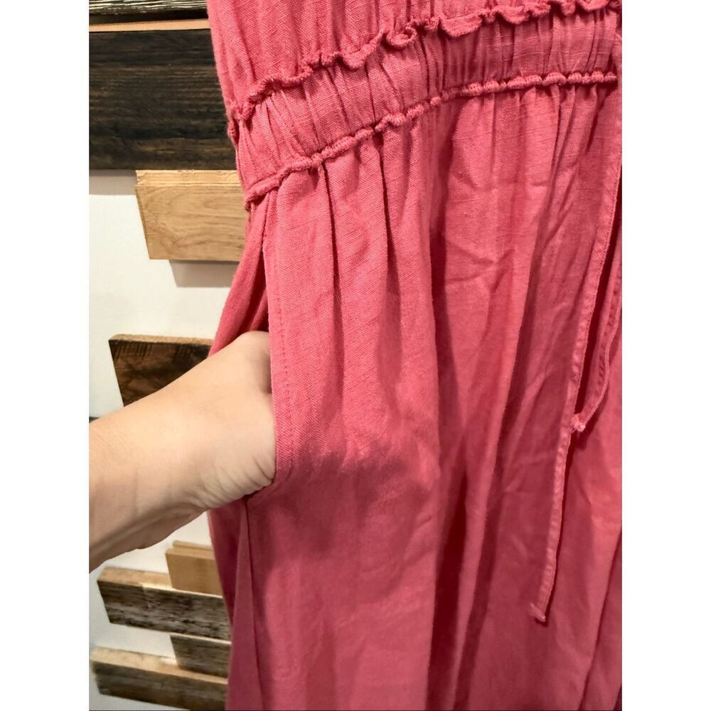 Easel linen blend dress size Medium - Picture 5 of 9